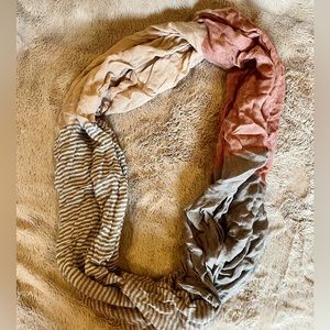 Multi color infinity scarf